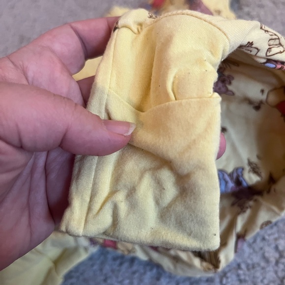 Little Sleepies Disney Winnie the Pooh Yellow Zippy Pajamas 3–6M - Picture 5 of 5